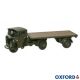 1/76 OXFORD ROYAL ARMY SERVICE CORPS MECHANICAL HORSE FLATBED TRAILER