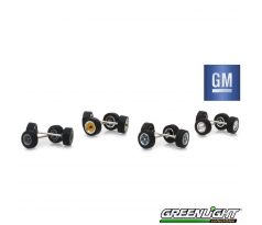 1/64 General Motors Wheel & Tire Pack 16 Wheels (GREENLIGHT)