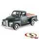 1/43 1950 Chevrolet pick-up with barrels in the back, green/black