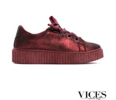 VICES 8286-42 WINE RED