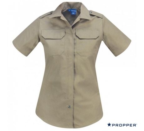 Propper® Women's CDCR Line Duty Shirt - Short Sleeve silver tan