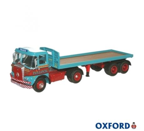 1/76 OXFORD POLLOCK ATKINSON BORDERER FLATBED TRAILER