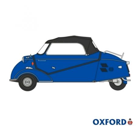 1/18 OXFORD MESSERSCHMITT KR200 CONVERTIBLE ROYAL BLUE