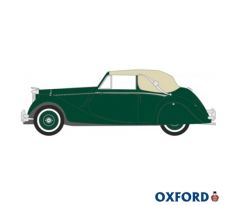 1/43 OXFORD JAGUAR MKV DHC CLOSED BRITISH RACING GREEN