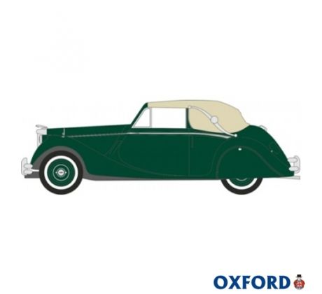 1/43 OXFORD JAGUAR MKV DHC CLOSED BRITISH RACING GREEN