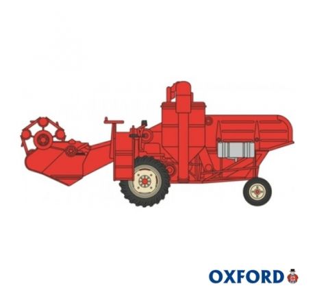 1/76 OXFORD COMBINE HARVESTER RED