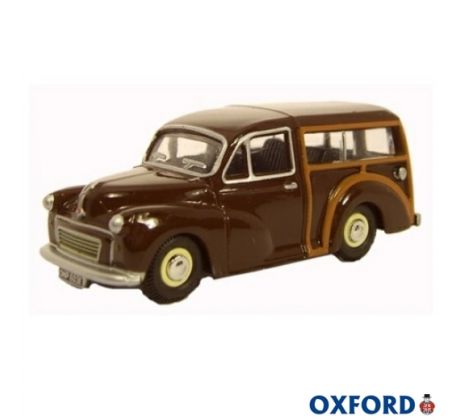 1/76 OXFORD 1967 MORRIS MINOR TRAVELLER MAROON