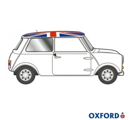 1/76 OXFORD AUSTIN MINI COOPER WHITE UNION JACK