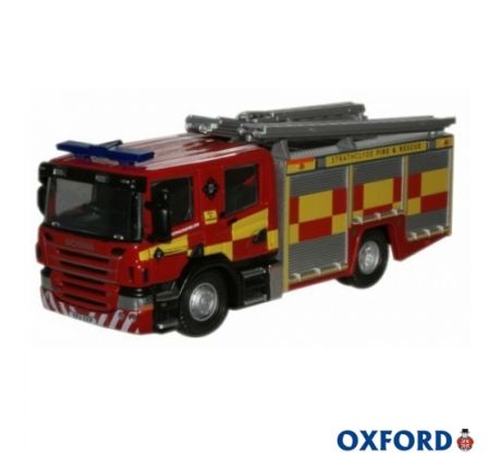 1/76 OXFORD STRATHCLYDE SCANIA CP28 PUMP LADDER FIRE ENGINE