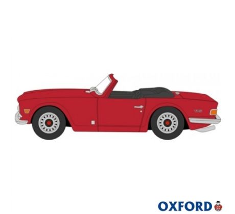 1/76 OXFORD TRIUMPH TR6 SIGNAL RED