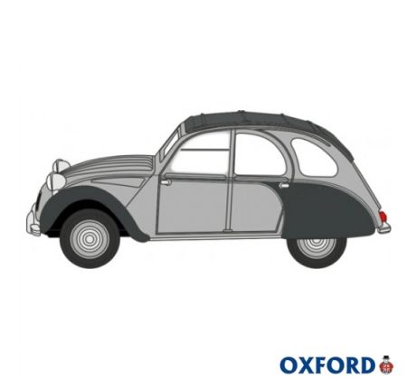 1/148 OXFORD CITROEN 2CV CHARLESTON TWO TONE GREY