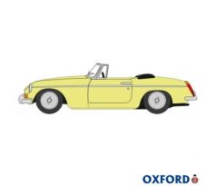 1/148 OXFORD MGB ROADSTER PALE PRIMROSE