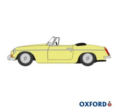 1/148 OXFORD MGB ROADSTER PALE PRIMROSE