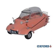 1/18 OXFORD MESSERSCHMITT KR200 BUBBLE TOP ROSE