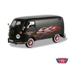 1/24 MOTORMAX VW T1, Black, Custom Garage