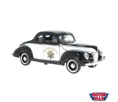 1/18 MOTORMAX Ford Deluxe Highway Patrol 1940