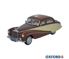 1/43 OXFORD ROLLS ROYCE SILVER CLOUD/HOOPER EMPRESS BROWN/CREAM