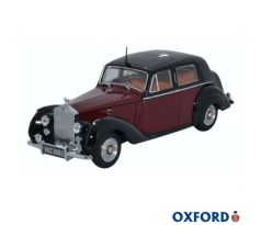 1/43 OXFORD ROLLS ROYCE SILVER DAWN/STD STEEL MAROON/BLACK