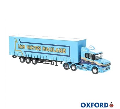 1/76 OXFORD SCANIA T CAB CURTAINSIDE IAN HAYES