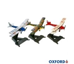 1/72 OXFORD GLASMOTH TIGER MOTH SET OF 3