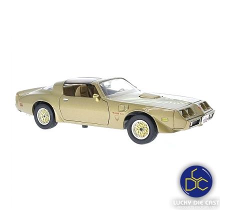 1/18 LUCKY Pontiac Firebird Trans Am GOLD