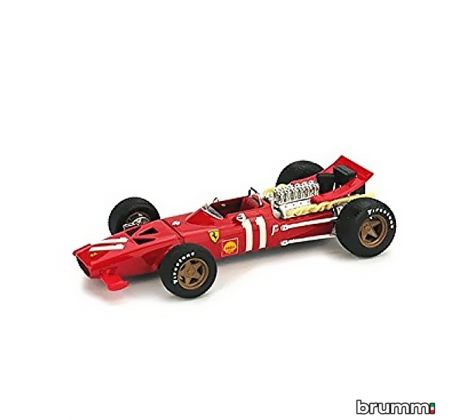 1/43 BRUMM FERRARI 312 F1 G.P. MONTECARLO 1969 AMON