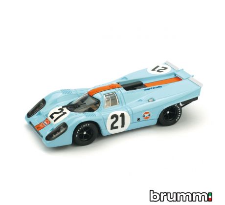 1/43 BRUMM PORSCHE 917 LE MANS 1970 24H LE MANS 1970 RODRIGUEZ-KIKKUNEN #21 SCUD. JWA-GULF