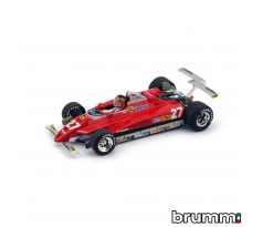 1/43 BRUMM FERRARI 126C2 G.P.LONG BEACH 1982 + pilot