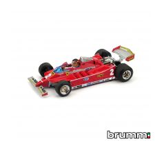 1/43 BRUMM FERRARI 126C PROVE IMOLA 1980 + pilot