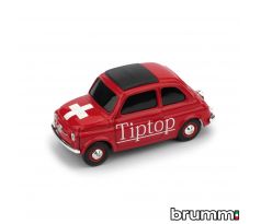 1/43 BRUMM FIAT 500 BRUMS SVIZZERA TIPTOP-BILUX