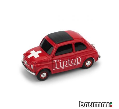 1/43 BRUMM FIAT 500 BRUMS SVIZZERA TIPTOP-BILUX