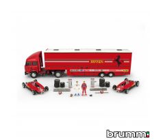 1/43 BRUMM RACE TRASPORTER SET G.P. S.MARINO 1982