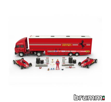 1/43 BRUMM RACE TRASPORTER SET G.P. S.MARINO 1982