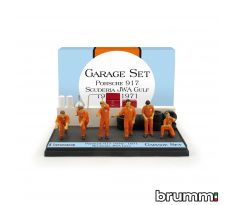 1/43 BRUMM GARAGE SET SCUDERIA JWA-GULF 1970/1971