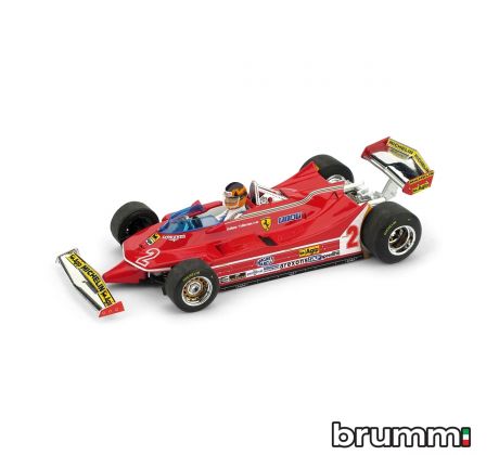 1/43 BRUMM FERRARI 312 T5 G.P. BRASILE 1980 #2