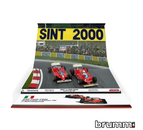 1/43 BRUMM FERRARI 312 T5 #1 FERRARI 126C TURBO #2 SET