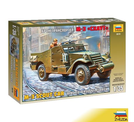 1/35 ZVEZDA M-3 Armored Scout Car