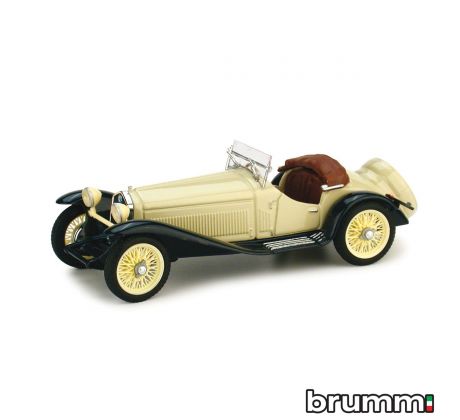 1/43 BRUMM ALFA ROMEO 2300 STRADALE CREMA/BLU APERT