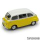 1/43 BRUMM FIAT 600D MULTIPLA 1960 BIANCO/GIALLO