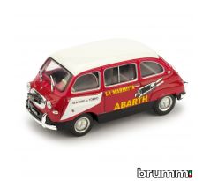 1/43 BRUMM FIAT 600 MULTIPLA 1960 DERIVAZ. ABARTH