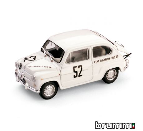 1/43 BRUMM FIAT ABARTH 850 TC 500KM NURBURGRING '61