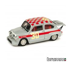 1/43 BRUMM FIAT 600 ABARTH 1000 BERLINA 1°MONZA'66