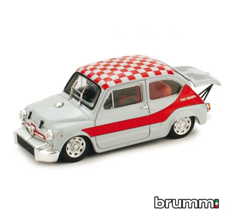 1/43 BRUMM ABARTH 1000 BERLINA 1968 UFFICIALE ROSSA