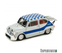 1/43 BRUMM ABARTH 1000 BERLINA 1968 UFFICIALE BLU