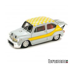 1/43 BRUMM ABARTH 1000 BERLINA 1968 UFFICIALE GIALL