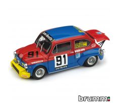 1/43 BRUMM FIAT ABARTH 1000 COPPA CARRI 1973 #91