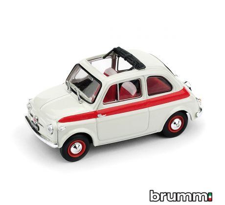 1/43 BRUMM FIAT 500 TETTO APRIBILE SPORT 1959 AP.