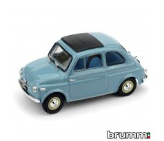 1/43 BRUMM FIAT NUOVA 500 TETTO APRI.'59 CELESTE CH