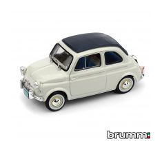 1/43 BRUMM FIAT NUOVA 500 AMERICA CH. 1958 GRIGIO