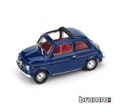 1/43 BRUMM FIAT 500F 1971-72 APERTA BLU ORIENTE